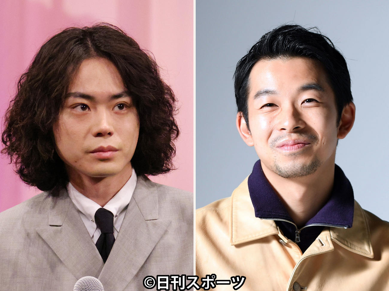 菅田将暉（左）と仲野太賀