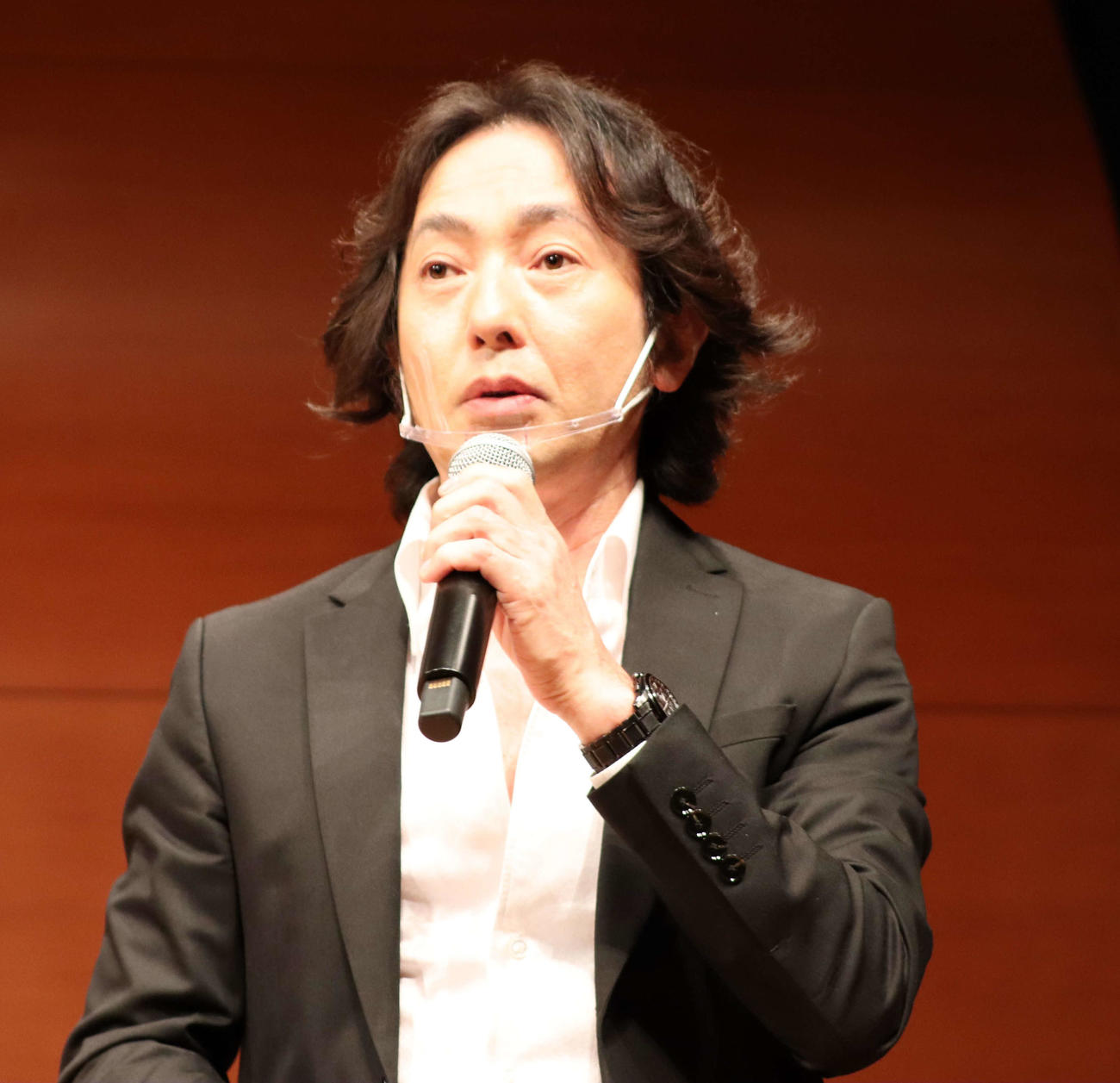 イベントに出席した秋川雅史　（撮影・阿部泰斉）