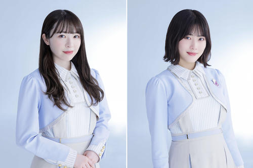 乃木坂46卒業を発表した渡辺みり愛(左)、伊藤純奈