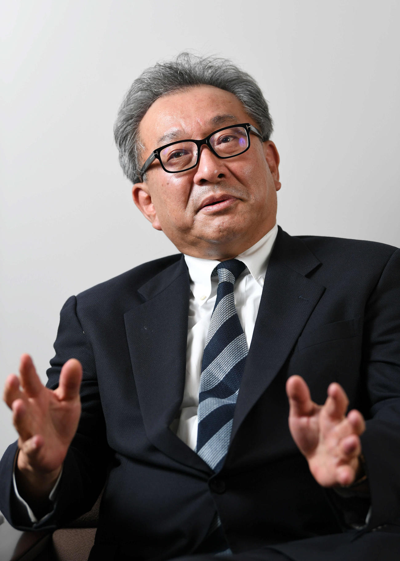 フジテレビ遠藤龍之介社長（19年6月17日撮影）