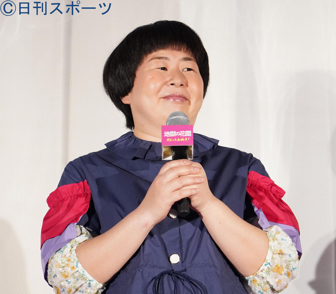 イベントに出席した大島美幸（撮影・佐藤勝亮）