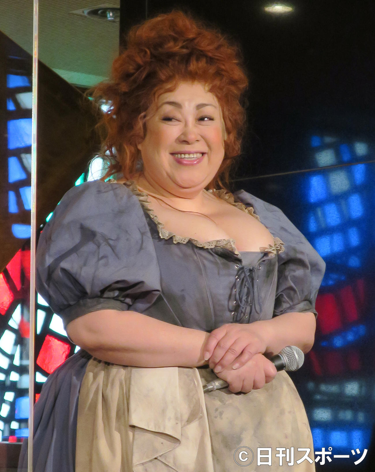 ミュージカル「レ・ミゼラブル」初日記念会見で意気込みを語る森公美子