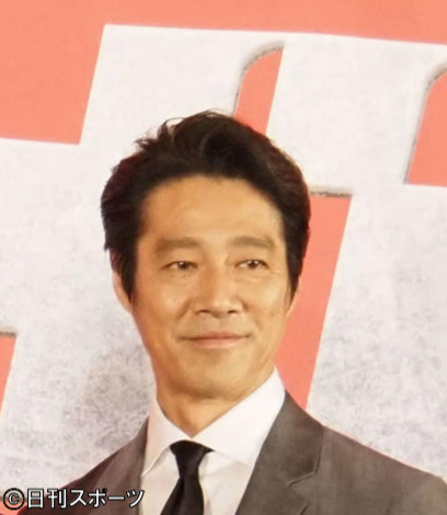 映画「ザ・ファブル　殺さない殺し屋」公開直前イベントに出席した堤真一（撮影・遠藤尚子）