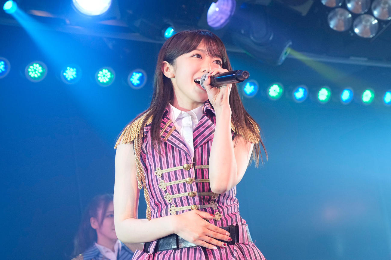 AKB48劇場での卒業公演を行った峯岸みなみ（C）AKB48