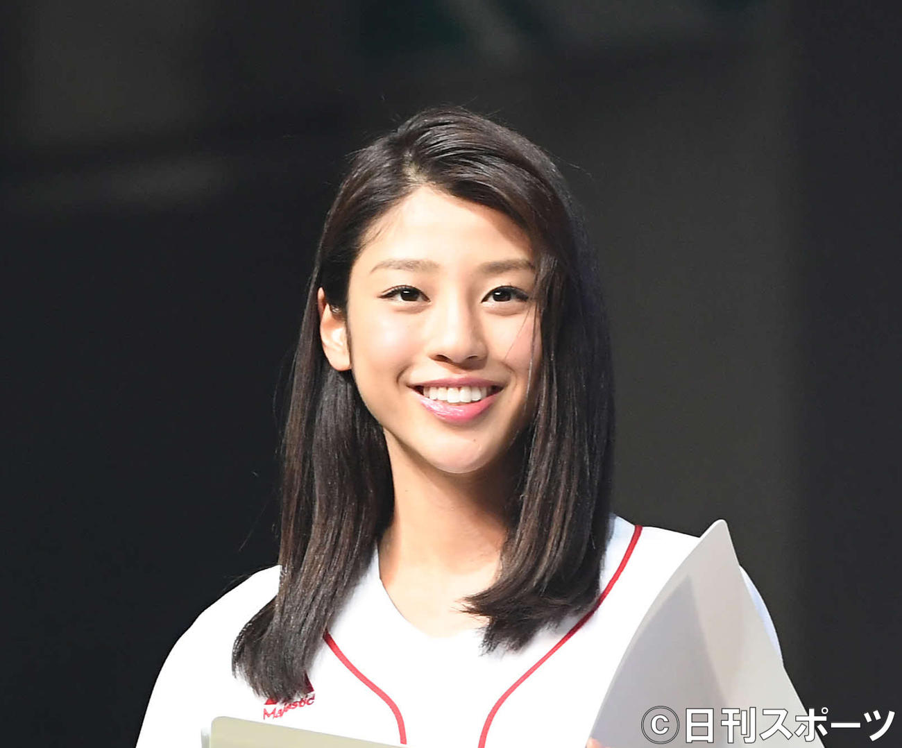 岡副麻希アナウンサー（2017年1月撮影）