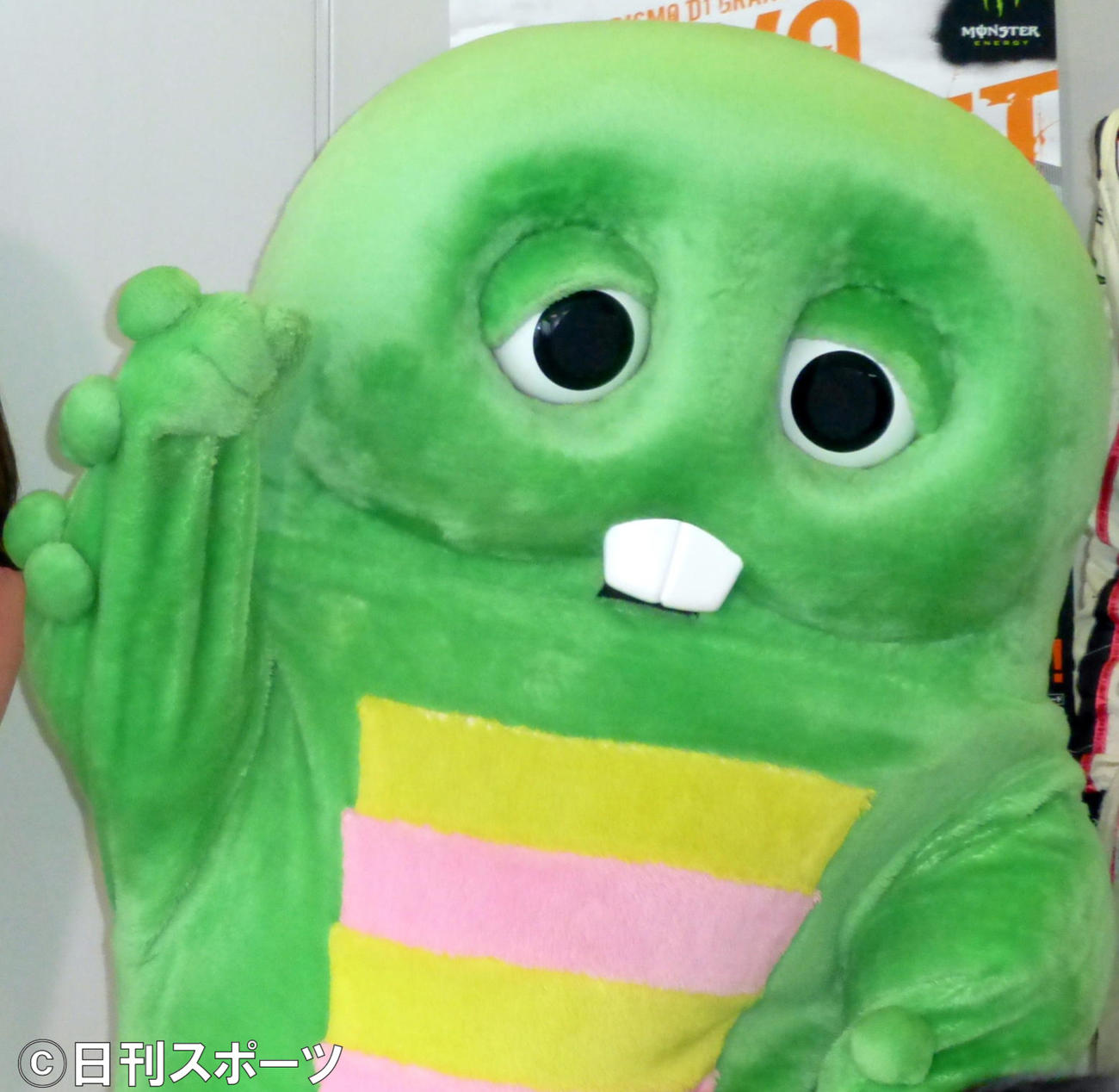 ガチャピン（2013年10月撮影）