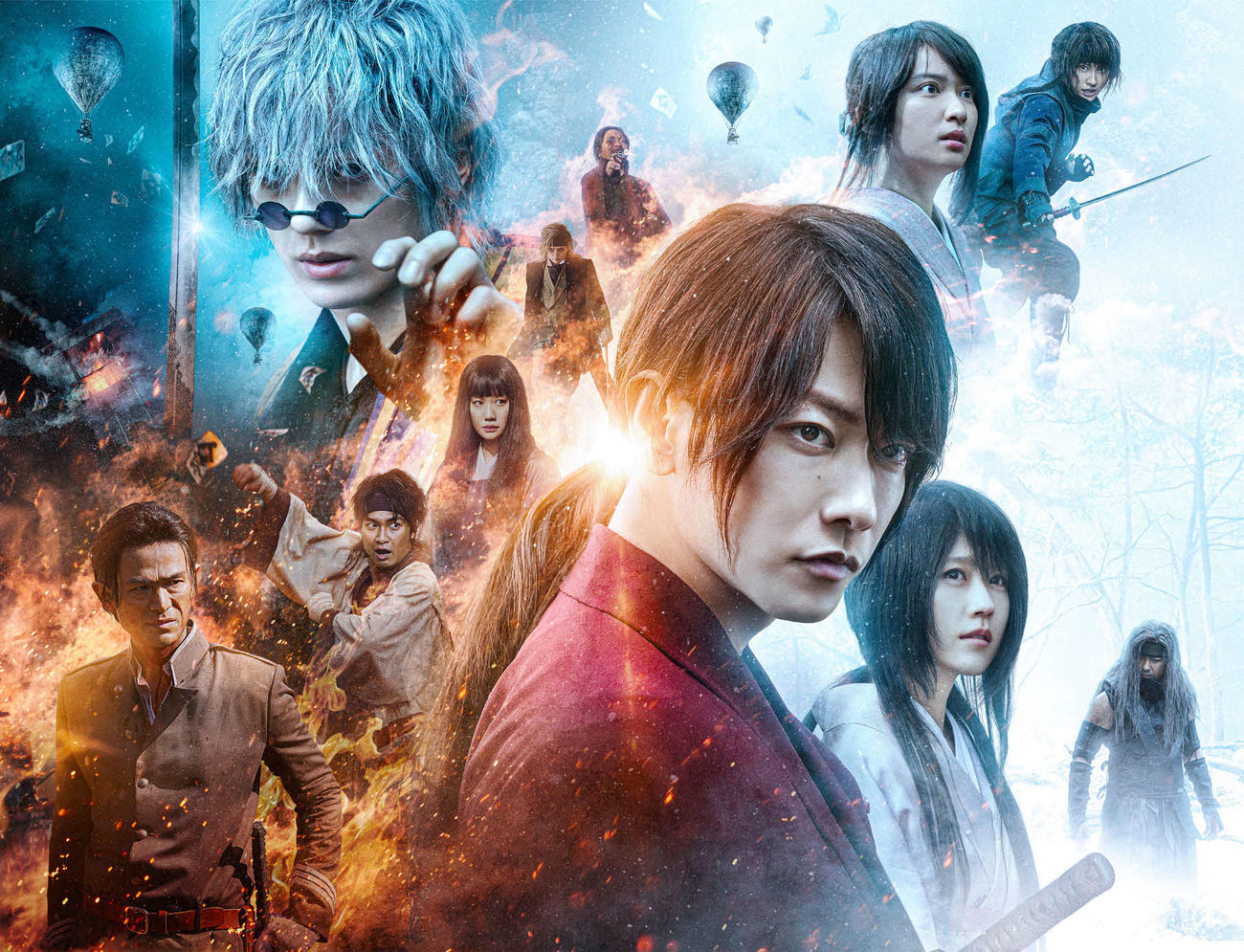 「るろうに剣心　最終章　The Final」のメーンビジュアル（C)和月伸宏／集英社（C)2020映画「るろうに剣心最終章The Final／The Beginning」製作委員会