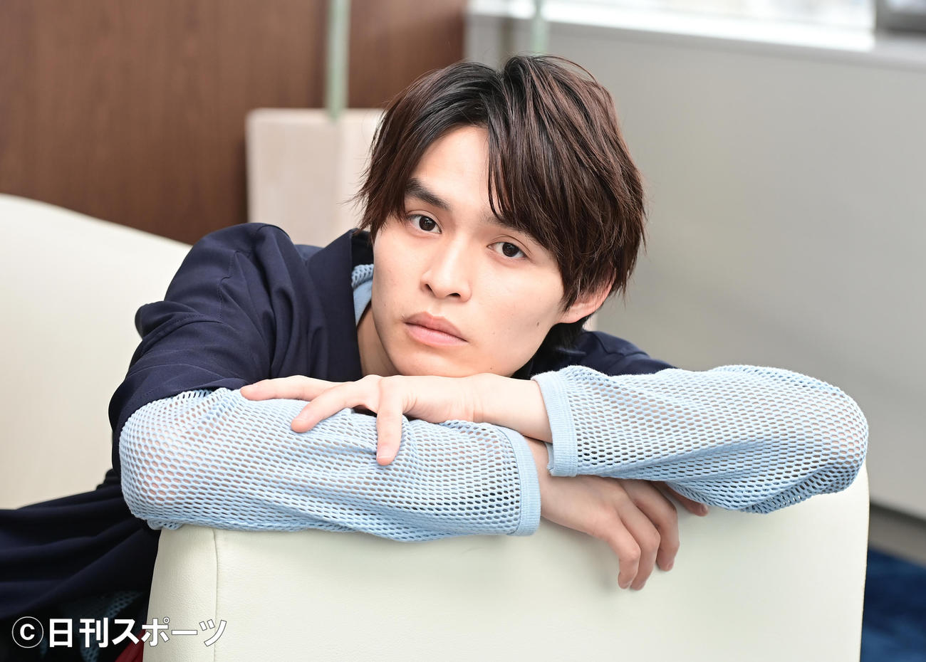 野球に青春をささげた高校球児が俳優業やモデル業へと活躍の場を広げて急上昇中の兵頭功海（2021年5月撮影）