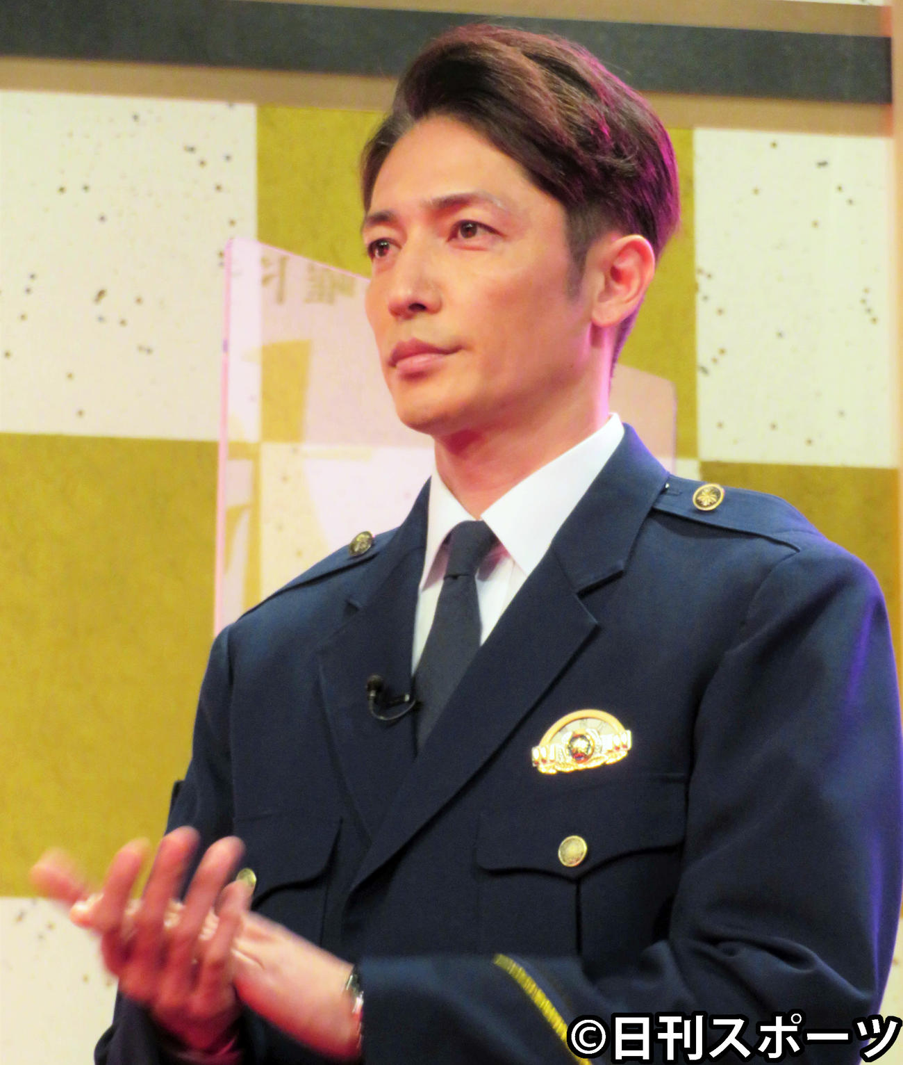 テレ朝系ドラマ「桜の塔」制作発表会見に出席した玉木宏（2021年4月撮影）