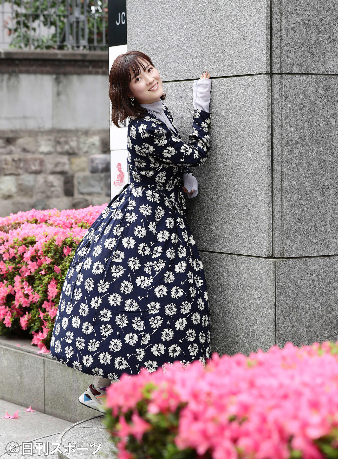 作家としても活躍する大木亜希子（撮影・丹羽敏通）