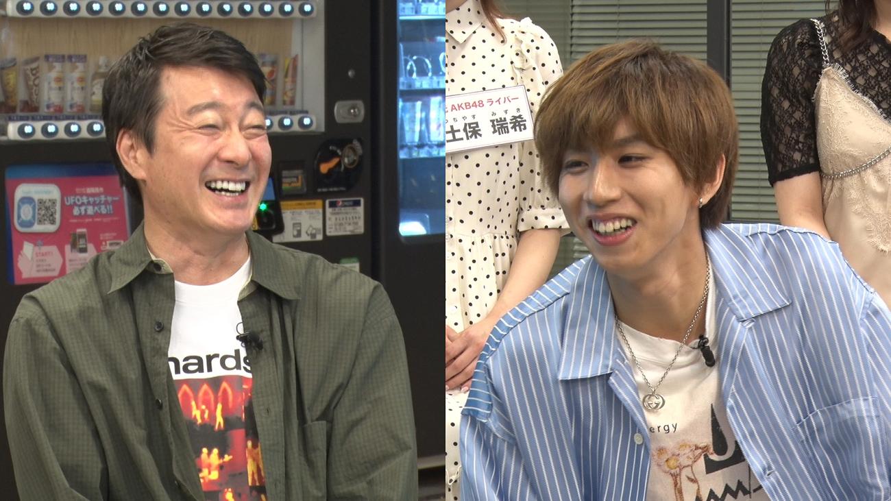 「加藤浩次のちゃっかりバズってます！！」でメインMCを務める加藤浩次（左）とはじめしゃちょー