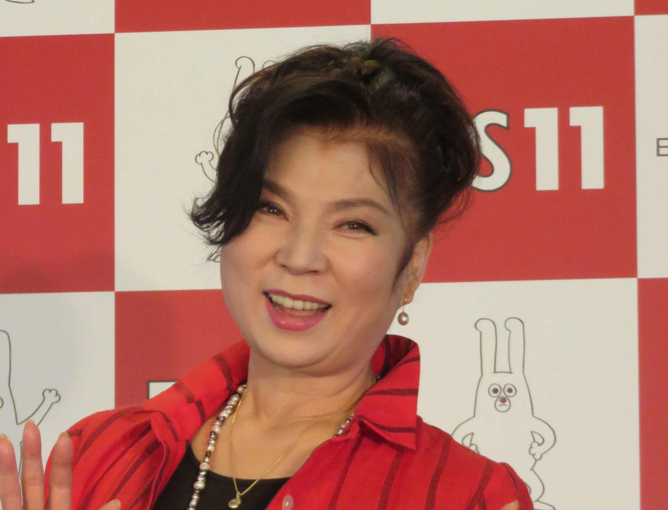 八代亜紀（19年3月撮影）