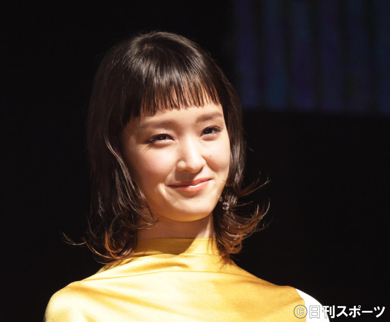 国際短編映画祭でMCを担当する剛力彩芽（撮影・中島郁夫）