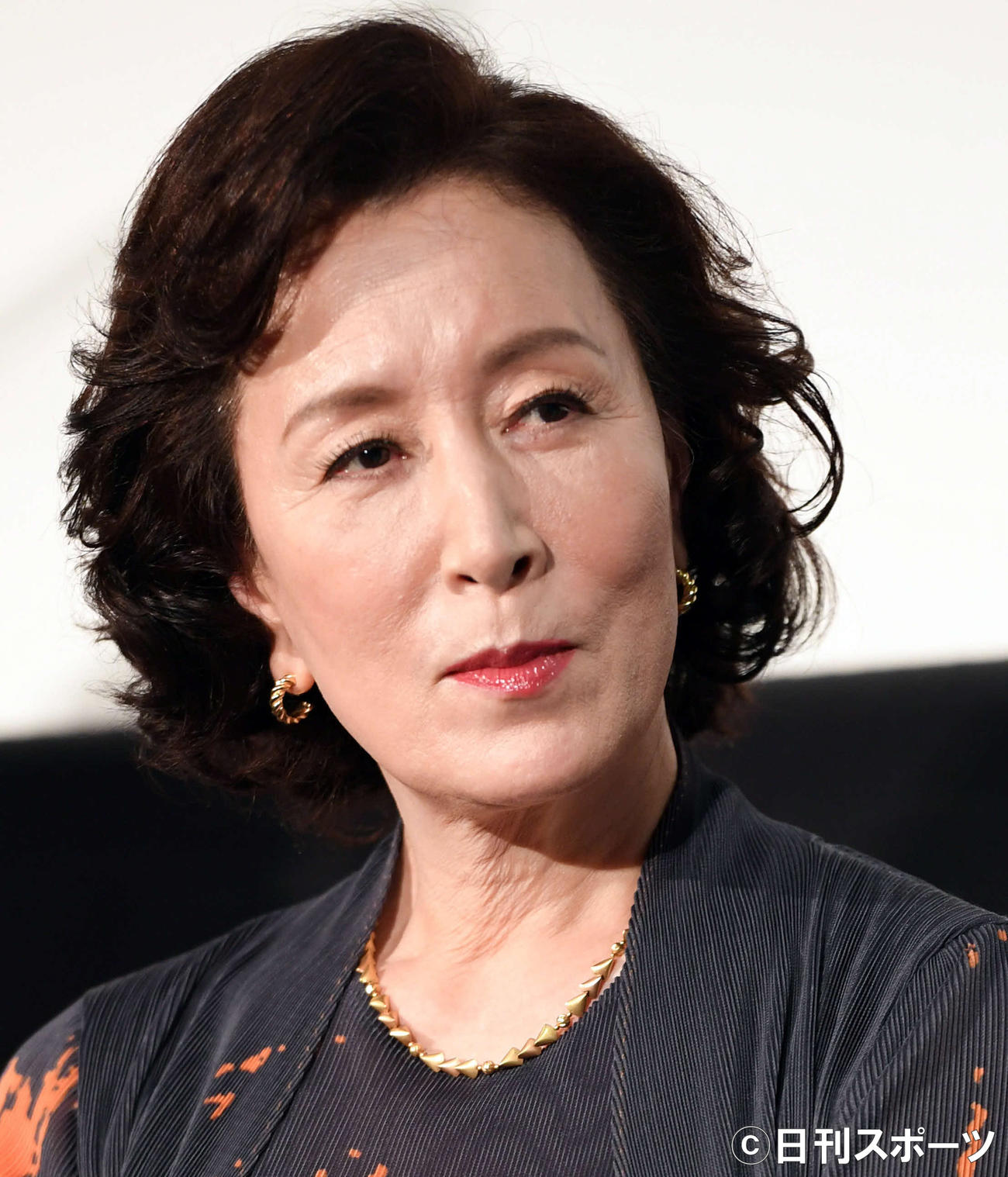 映画「お終活　熟春！人生、百年時代の過ごし方」の舞台あいさつに登壇した高畑淳子（撮影・たえ見朱実）