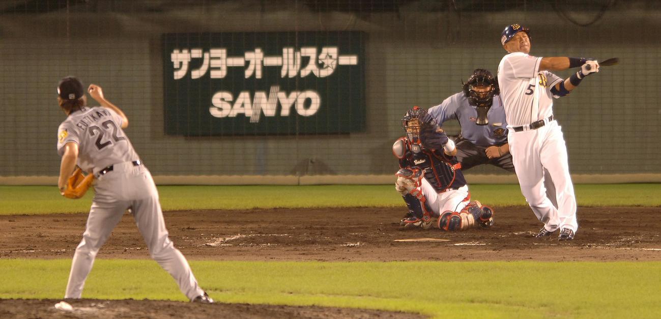 2006年オールスター第2戦　清原和博と藤川球児（2006年7月23日撮影）