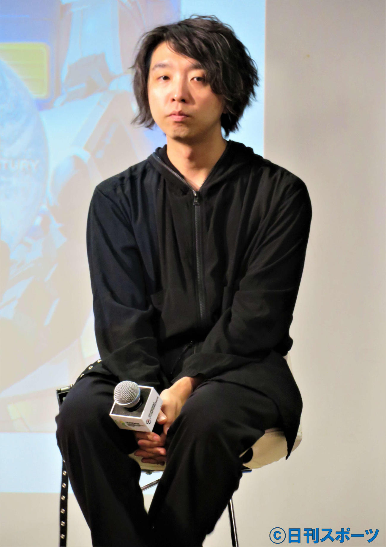 大手玩具メーカー「バンダイナムコグループ」による「第1回ガンダムカンファレンス」に出席した落合陽一氏（撮影・三須佳夏）