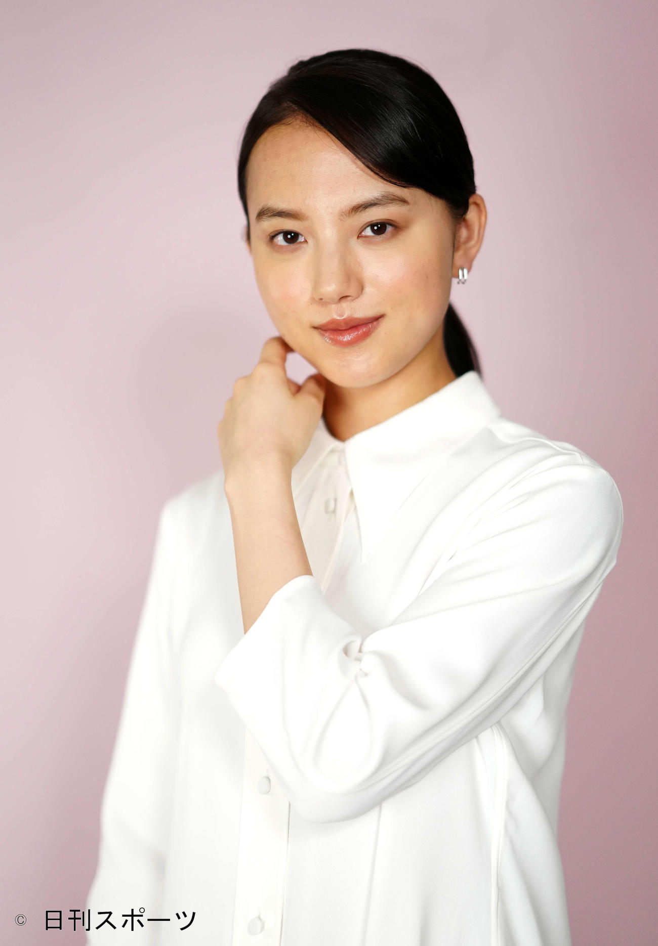 NHK連続テレビ小説「おかえりモネ」でヒロインを務める清原果耶（撮影・江口和貴）
