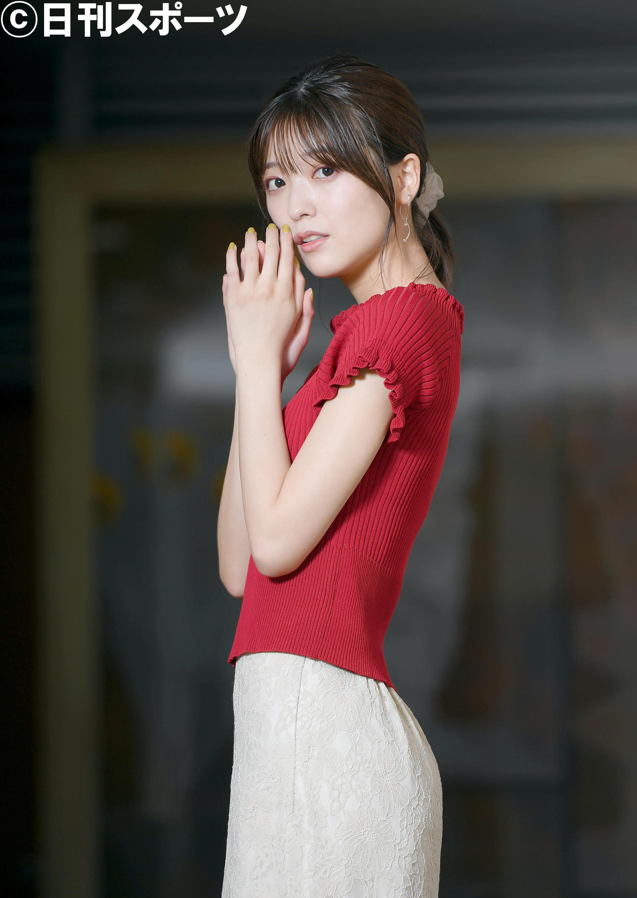 日曜劇場「TOKYO MER～走る緊急救命室～」に出演する工藤美桜（撮影・たえ見朱実）