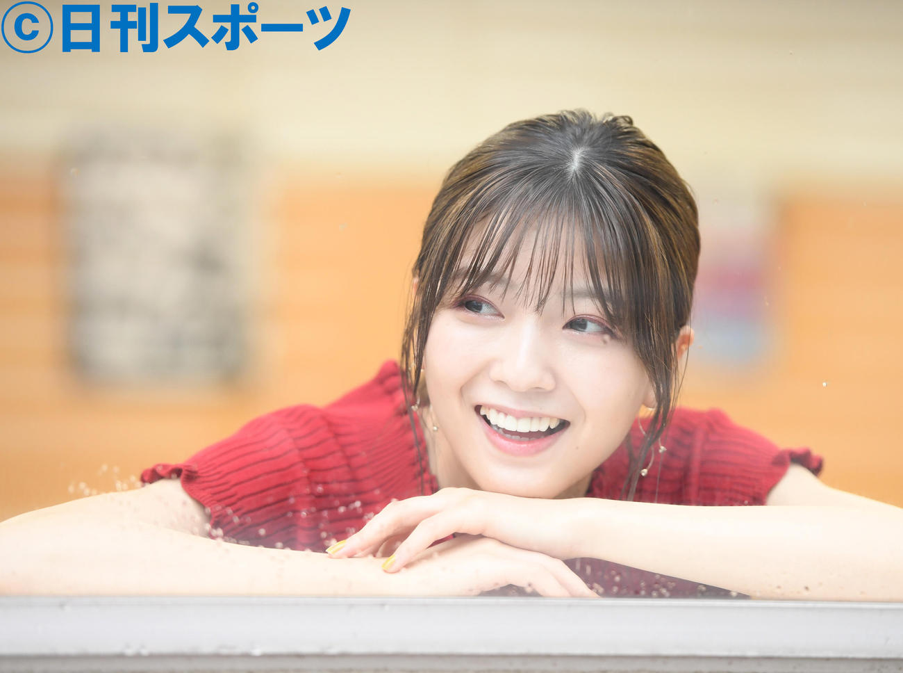 日曜劇場「TOKYO MER～走る緊急救命室～」に出演する工藤美桜（撮影・たえ見朱実）