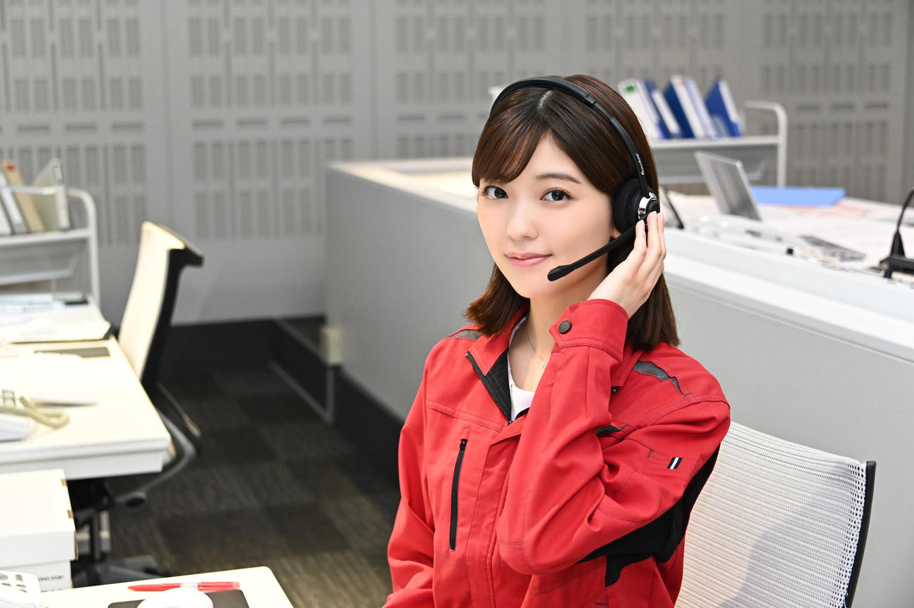 東京都危機管理対策室の職員・清川標を演じる工藤美桜（Ｃ）TBS