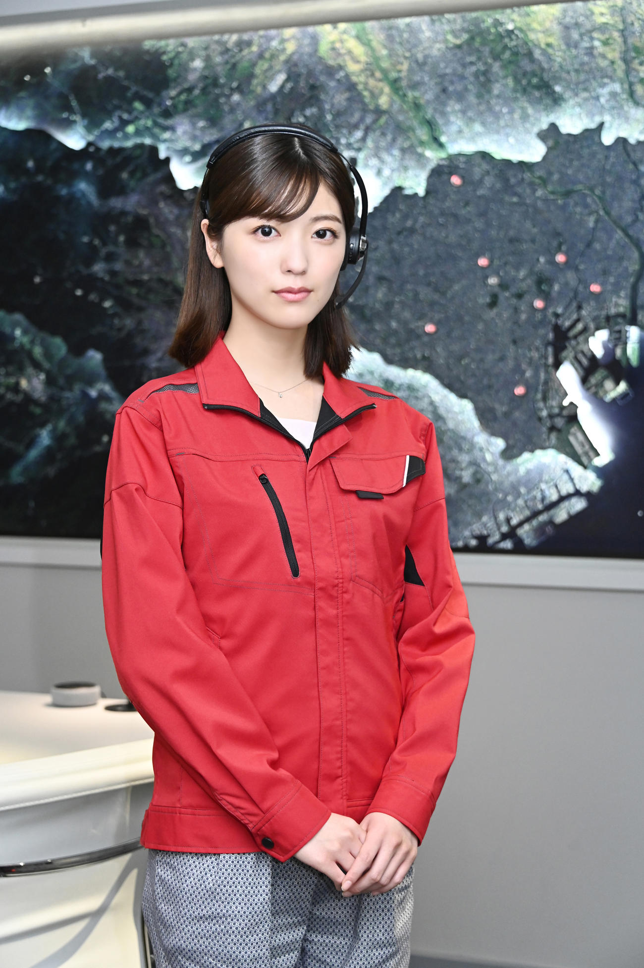 東京都危機管理対策室の職員・清川標を演じる工藤美桜（Ｃ）TBS