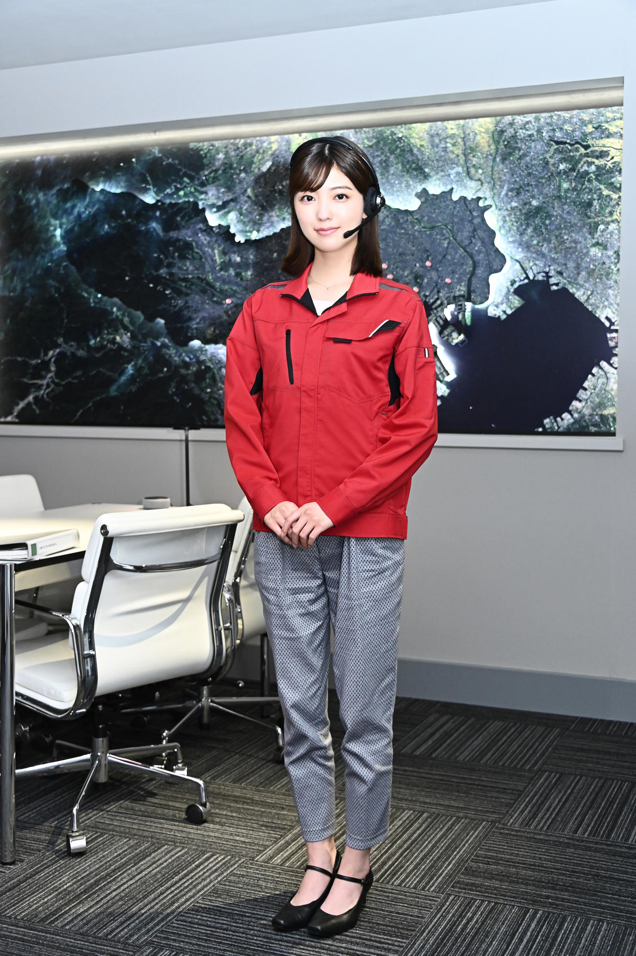 東京都危機管理対策室の職員・清川標を演じる工藤美桜（Ｃ）TBS