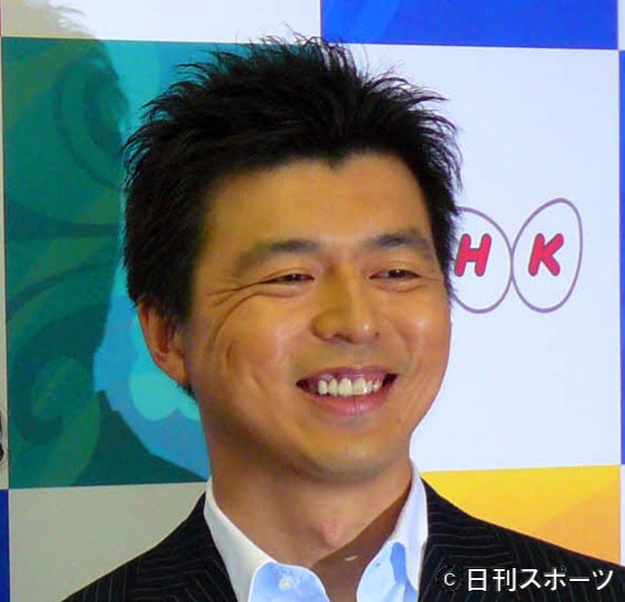 豊原謙二郎アナ（2008年5月撮影）　
