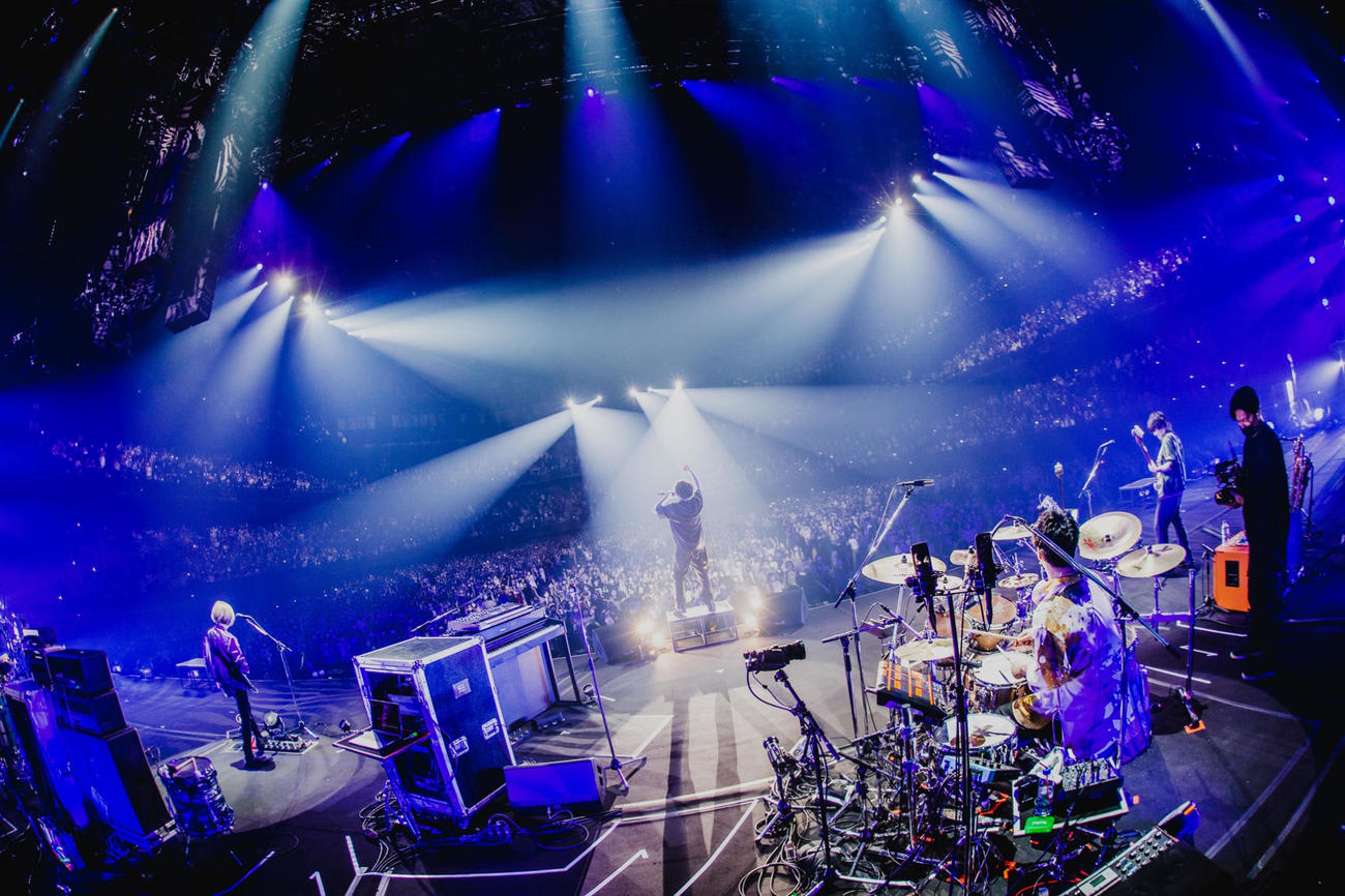 有観客ライブを開催した、Official髭男dism（C）TAKAHIRO TAKINAMI
