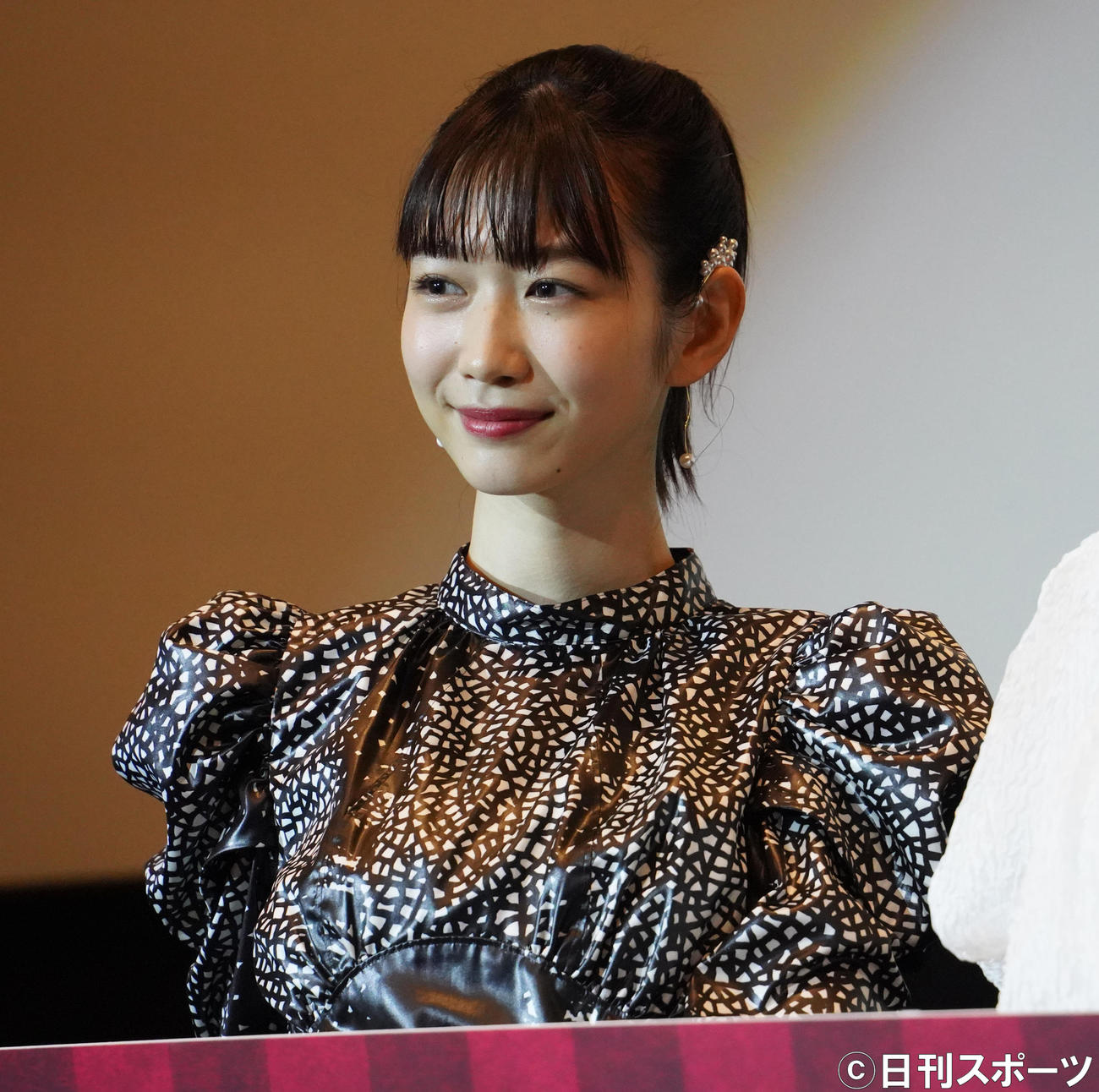 イベントに登壇した、岡本夏美（撮影・佐藤勝亮）