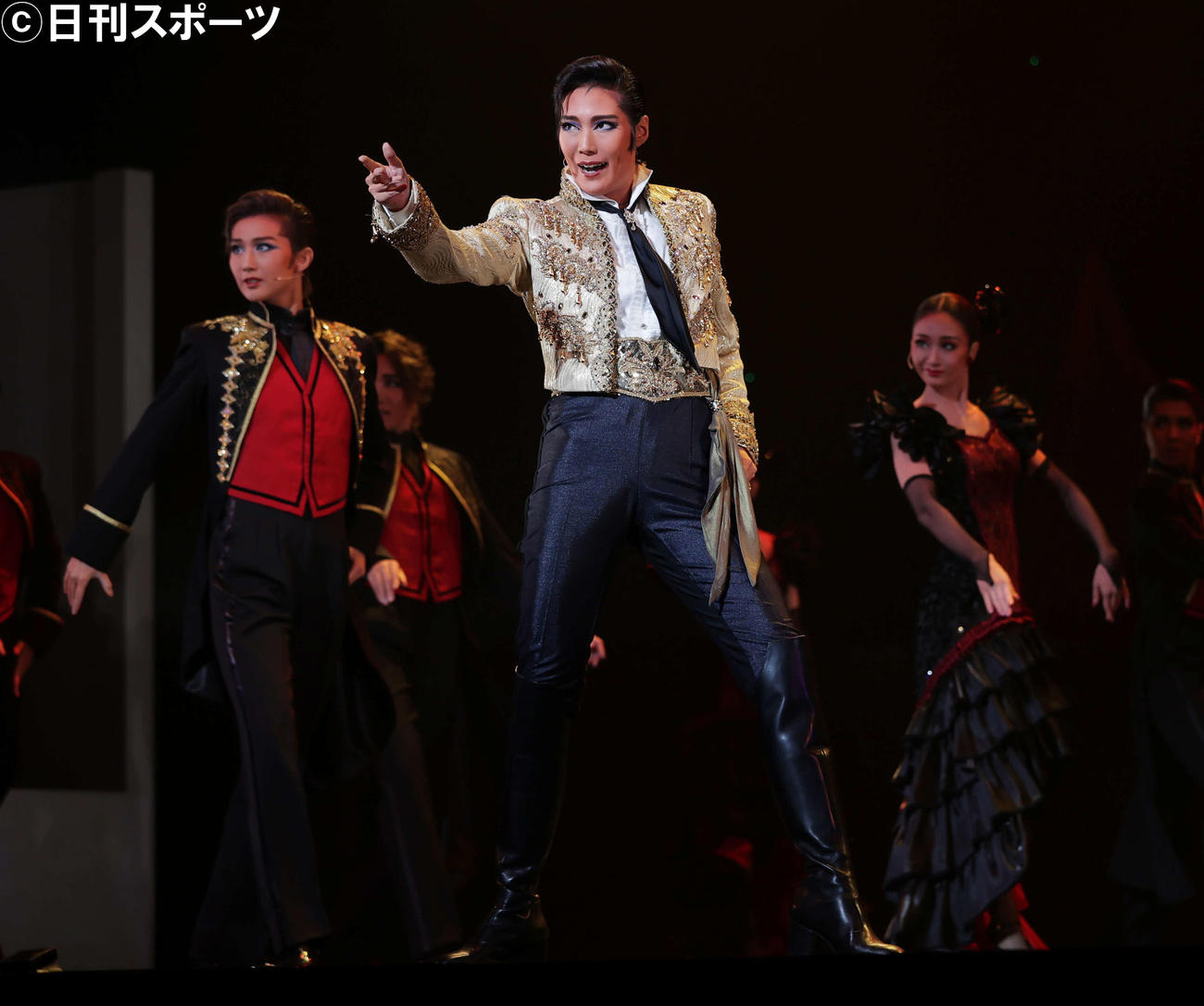 2度目の東上主演作「マノン」でファンを魅了する愛月ひかる（撮影・清水貴仁）