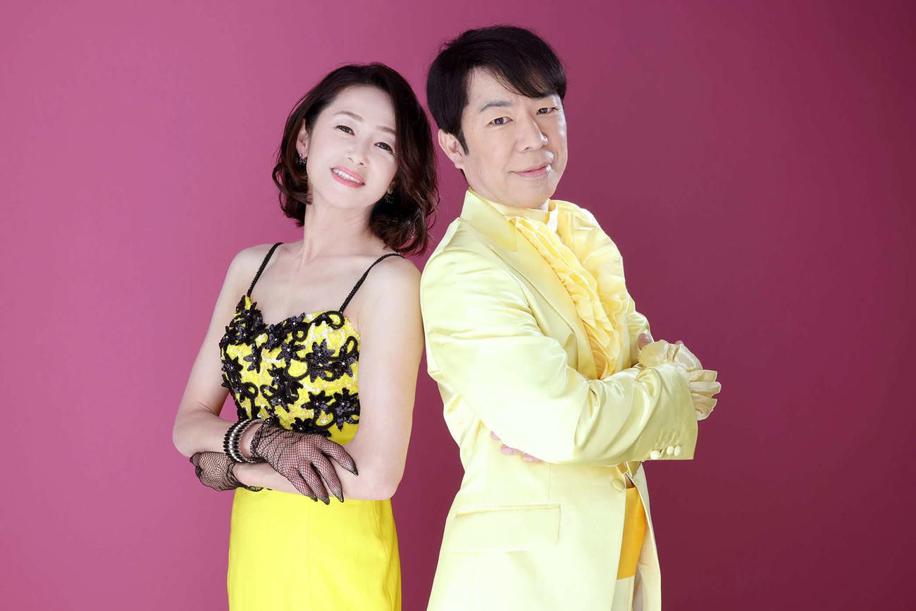 大石まどかのデビュー30周年記念シングル「茜の炎」のボーナストラック「愛が生まれた日」でデュエットしたダンディ坂野