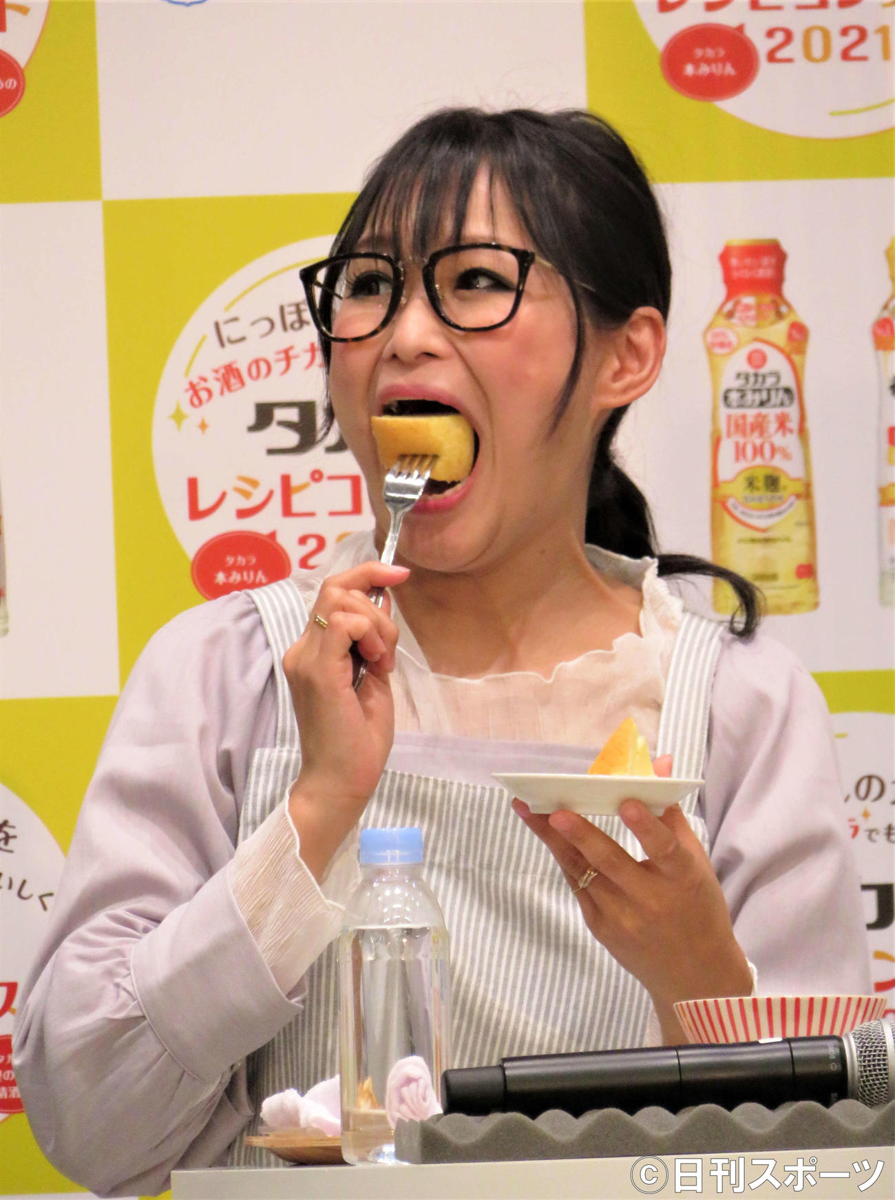 「タカラ　レシピコンテスト2021」のグランプリ発表会に出席したギャル曽根（撮影・三須佳夏）