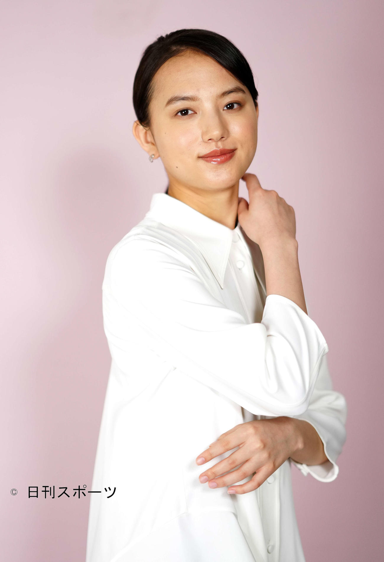 NHK連続テレビ小説「おかえりモネ」でヒロインを務める清原果耶（撮影・江口和貴）