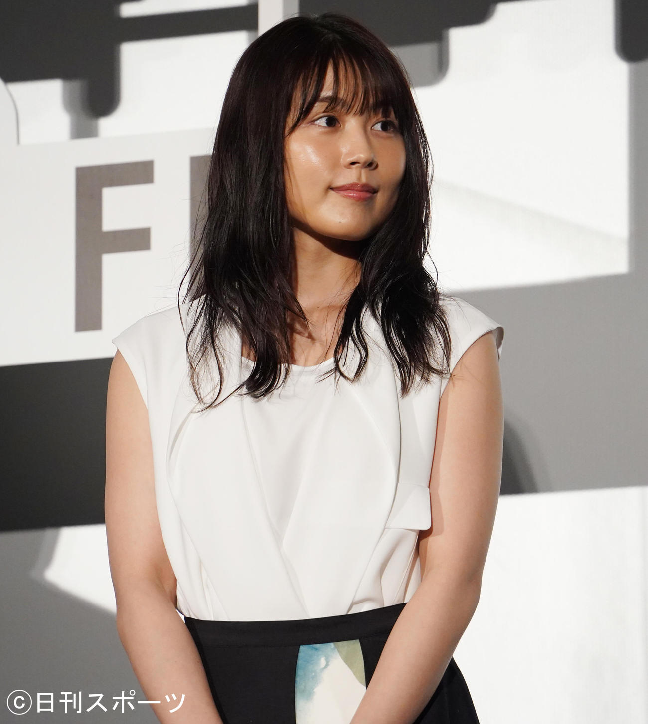 イベントに登壇した、有村架純（撮影・佐藤勝亮）