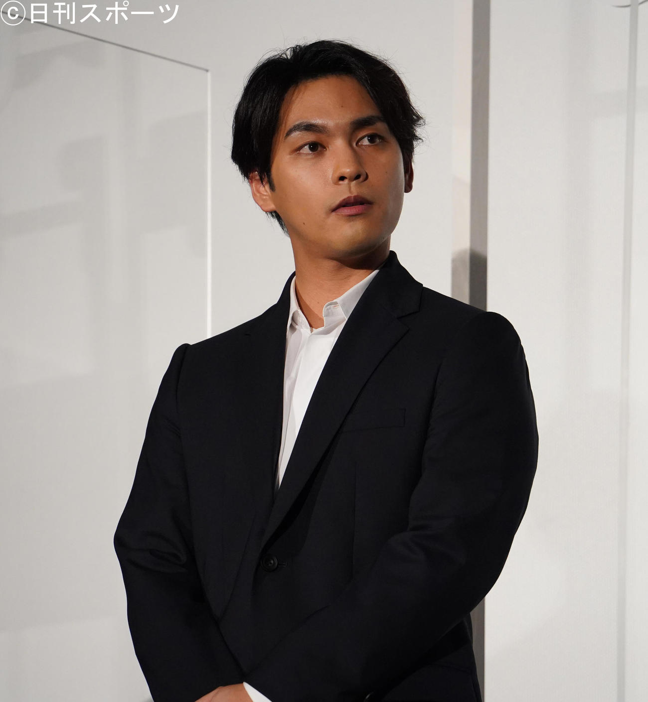 イベントに登壇した、柳楽優弥（撮影・佐藤勝亮）