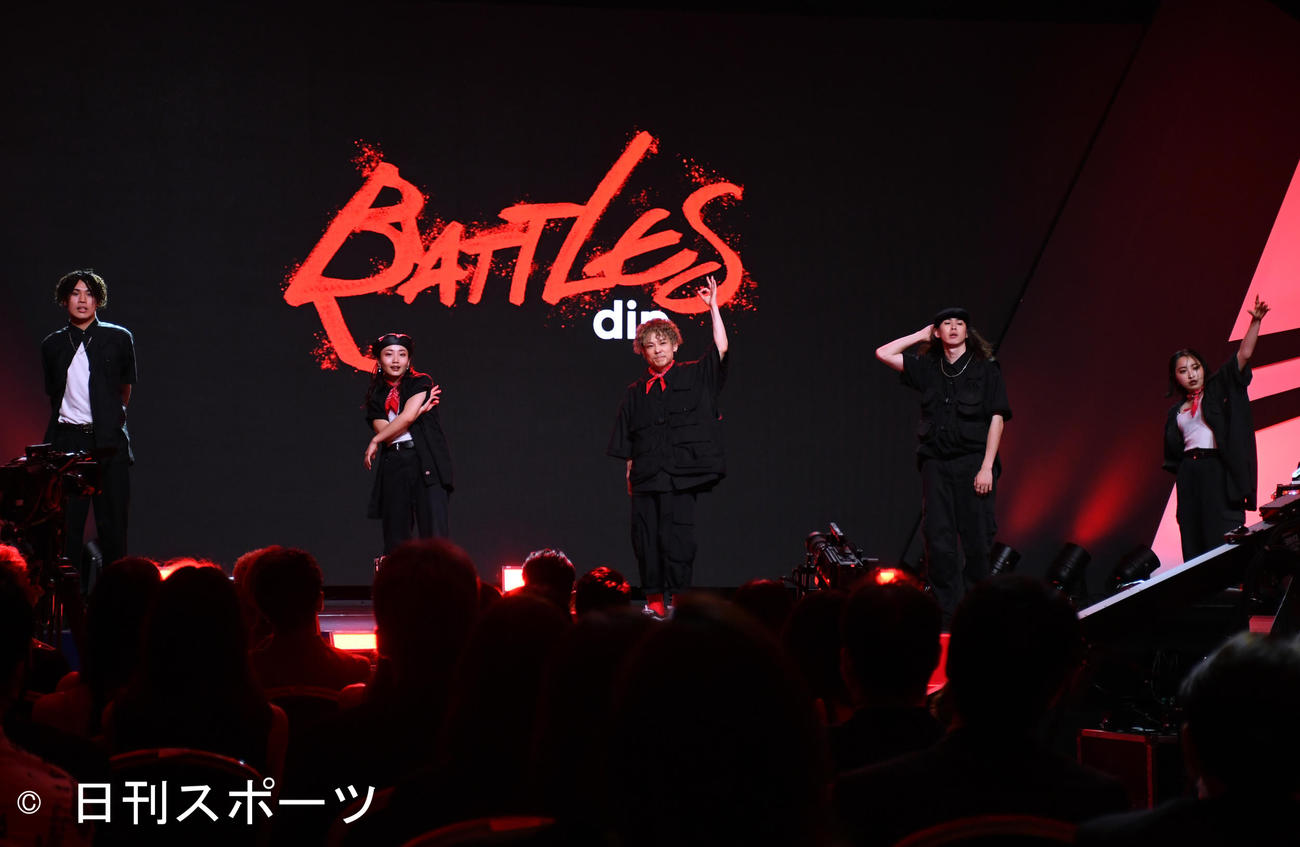 「D．LEAGUE」に来季から参戦するdip BATTLES（撮影・大友陽平）
