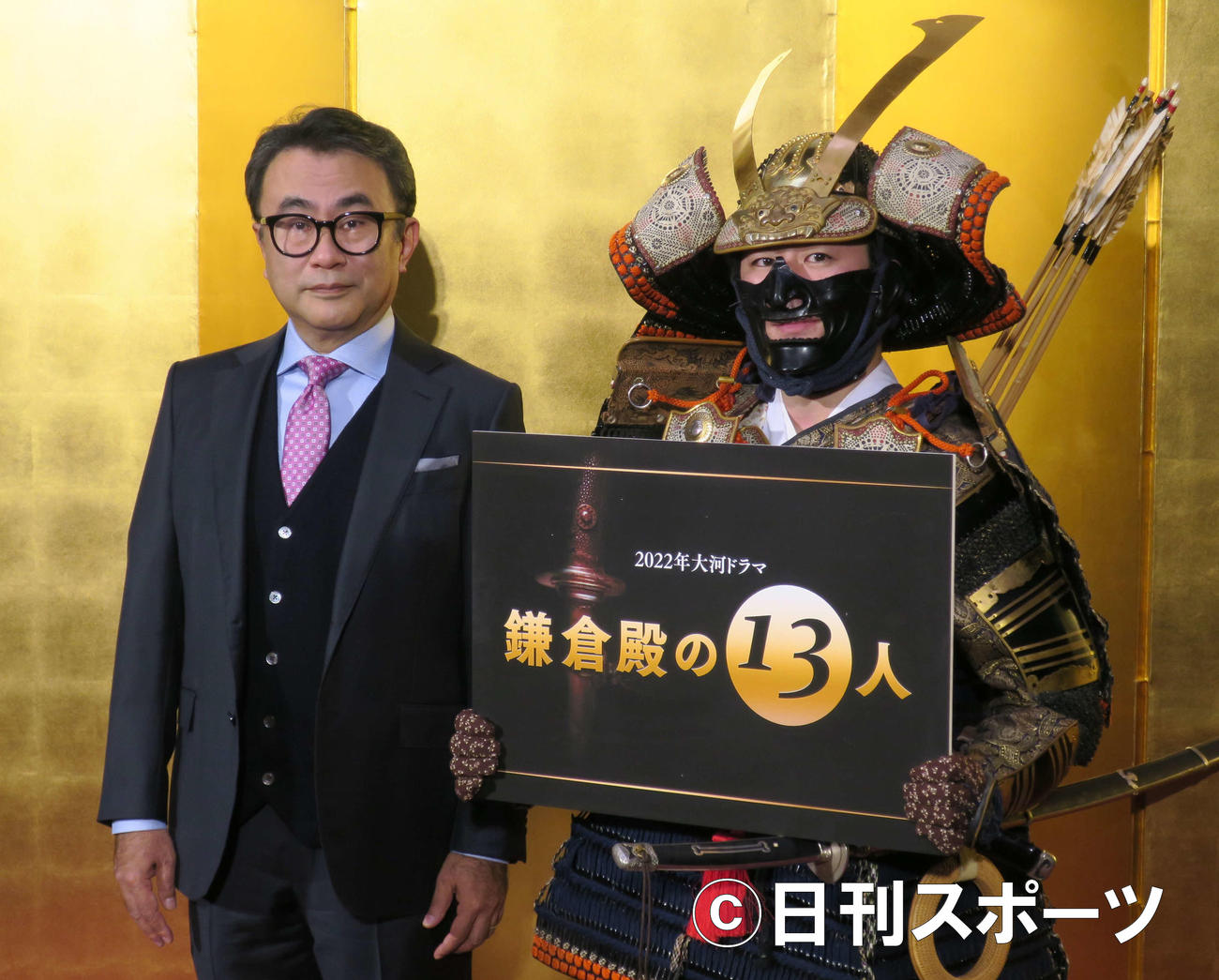 20年1月15日、大河ドラマ「鎌倉殿の13人」の発表会見を行った脚本家三谷幸喜氏