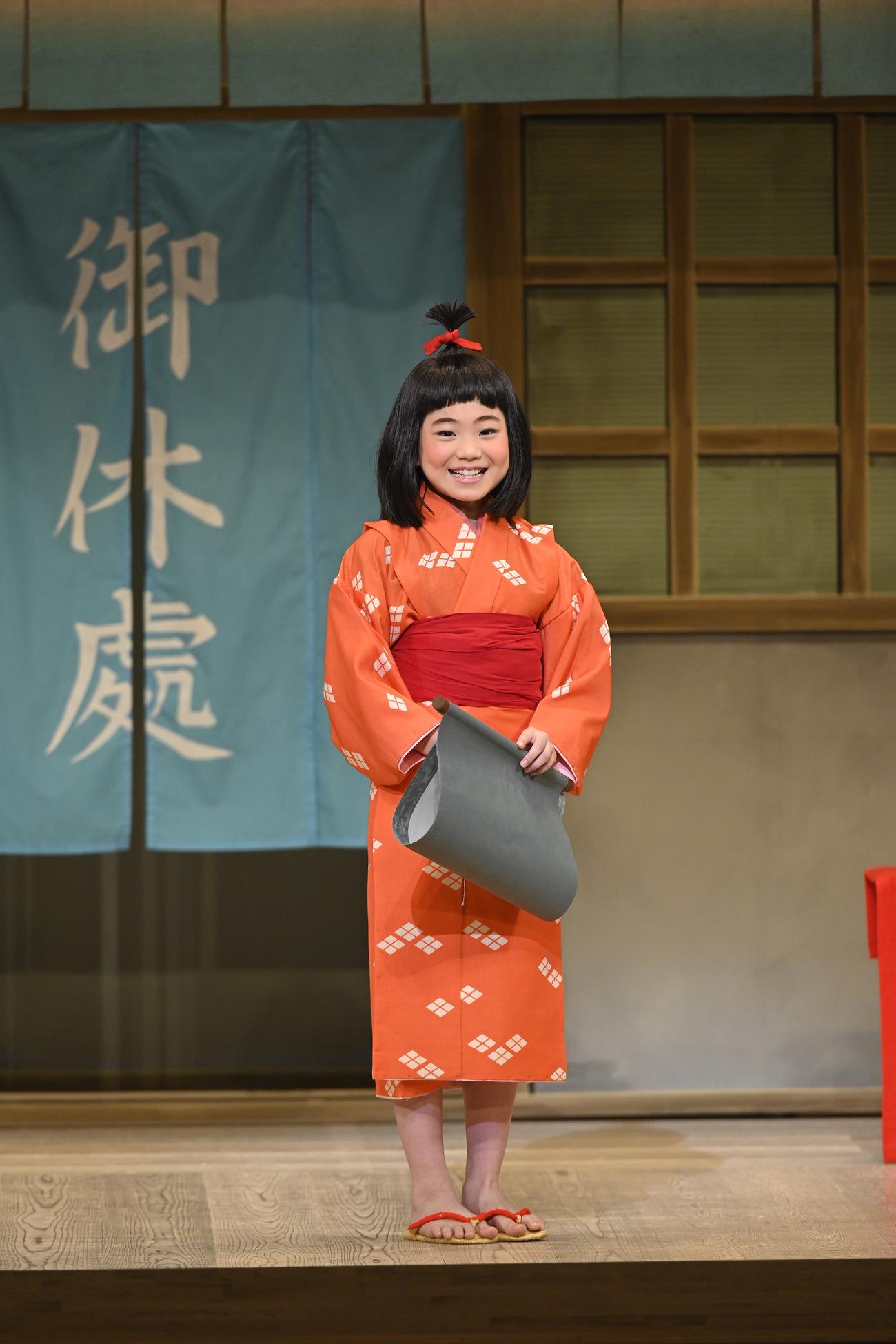 「松竹新喜劇」で自身の初舞台を踏んだ毎田暖乃（Ｃ）松竹