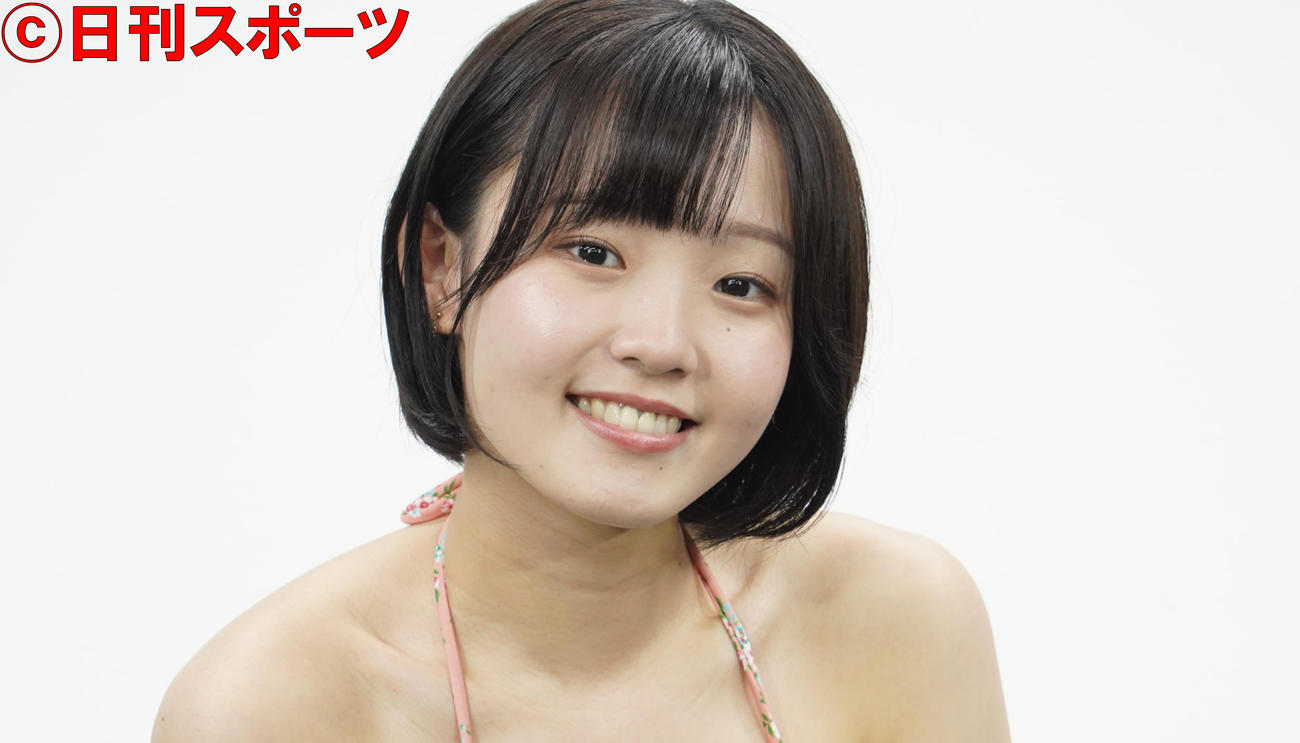 イベントを行った、花咲ひより（撮影・佐藤勝亮）