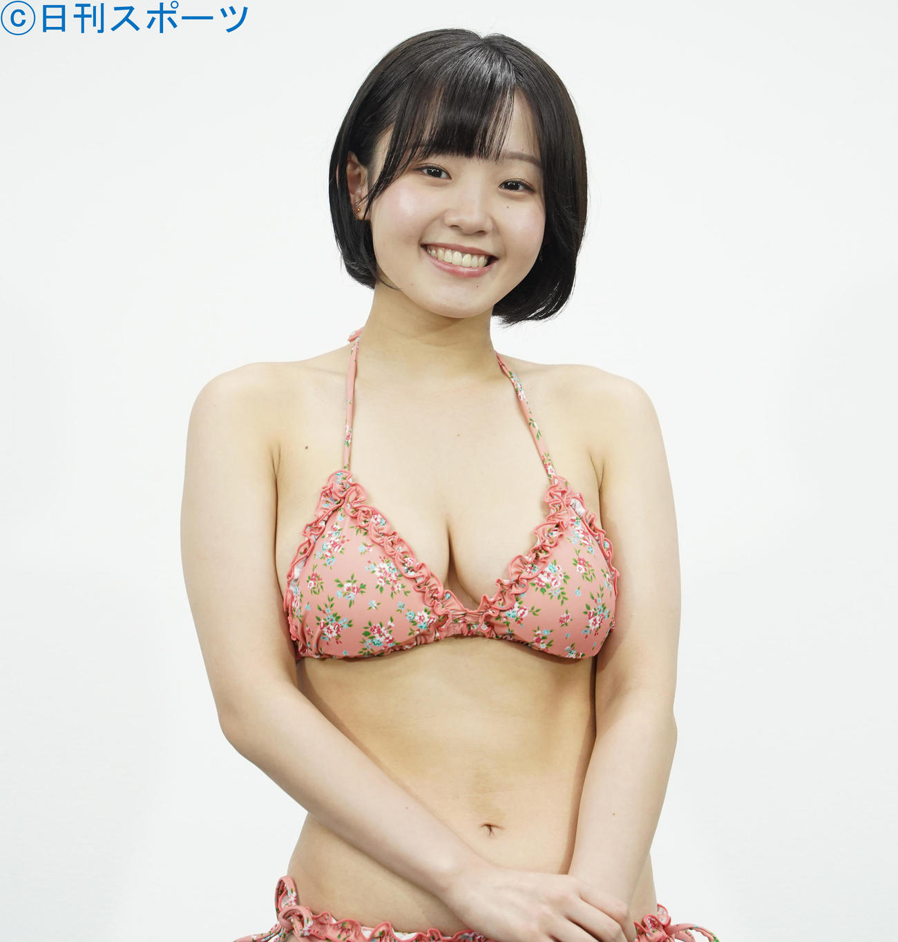 イベントを行った、花咲ひより（撮影・佐藤勝亮）