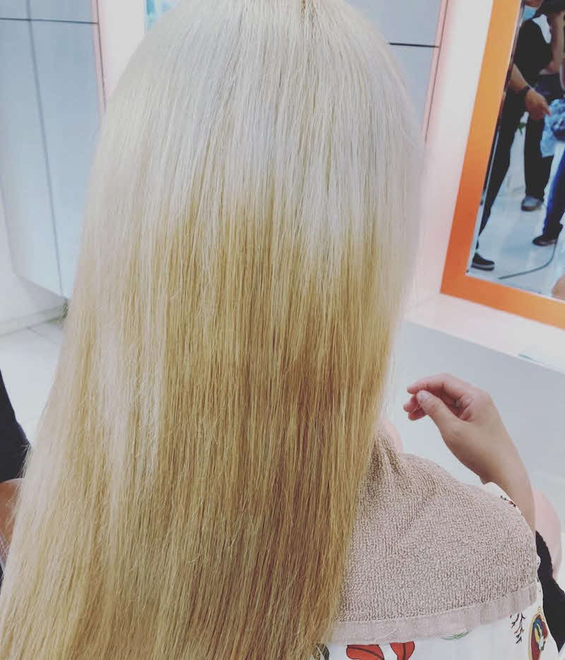ブログで金髪ロングヘア公開した丸山桂里奈