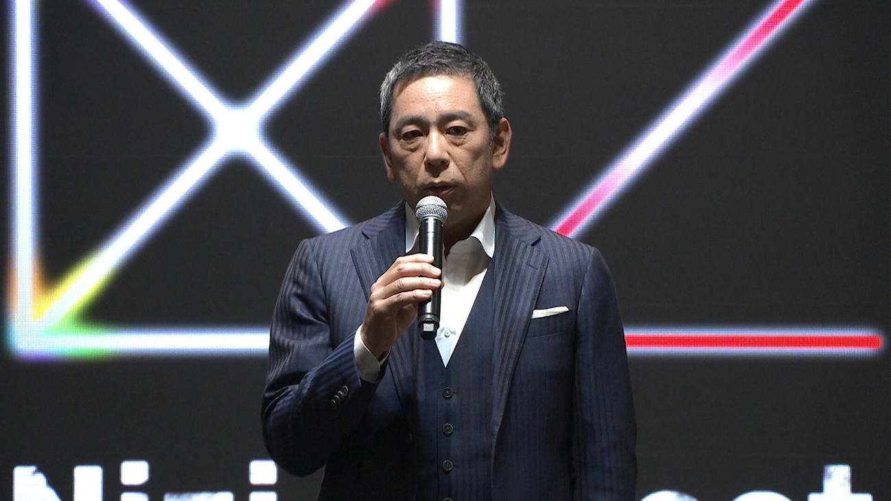 会見に出席した、ソニー・ミュージックエンタテインメント社長CEOの村松俊亮氏