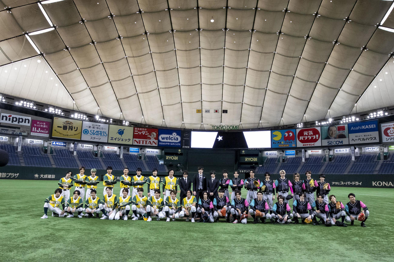 若手俳優による野球大会「ACTORS☆LEAGUE2021」に出場した俳優たち