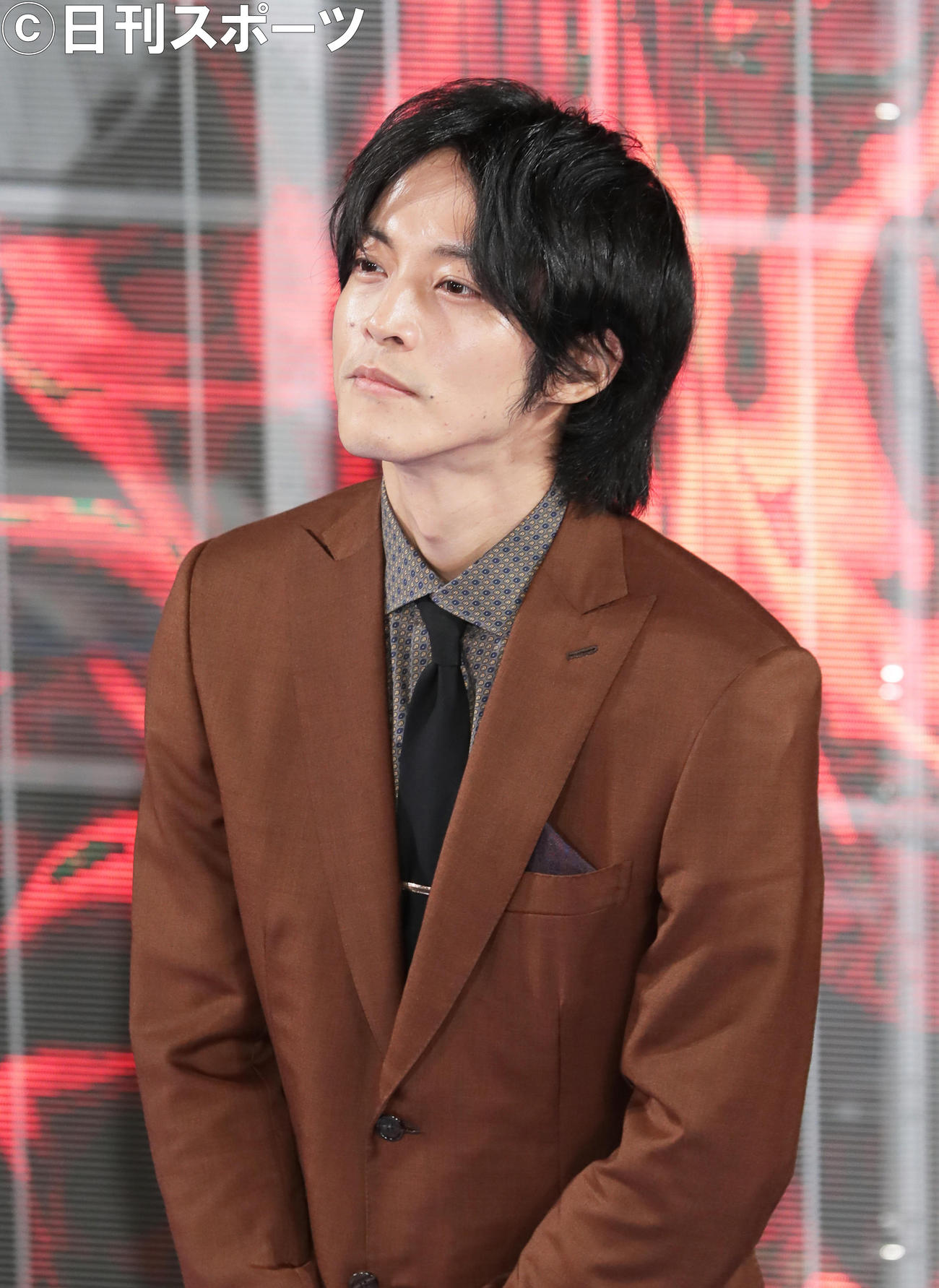 完成披露イベントに登壇した松坂桃李（撮影・足立雅史）