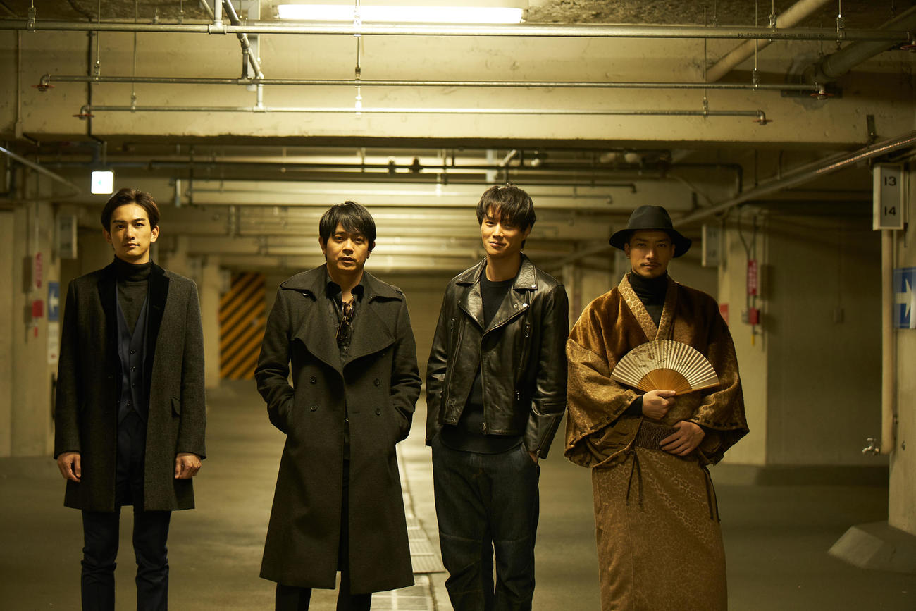 劇団EXILE総出演＆主演ドラマ「JAM－the drama－」での、左から町田啓太、青柳翔、鈴木伸之、SWAY