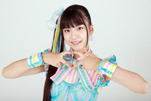 SKE48の新シングル「あの頃の君を見つけた」でセンターを務める林美澪(撮影・浅見桂子)
