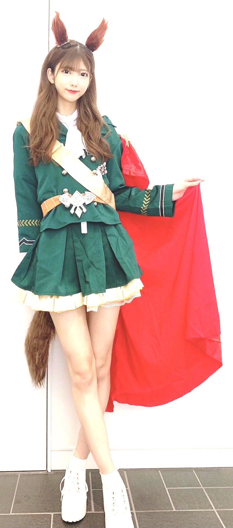 ウマ娘コスでシンボリルドルフになったトゥラブ山広美保子