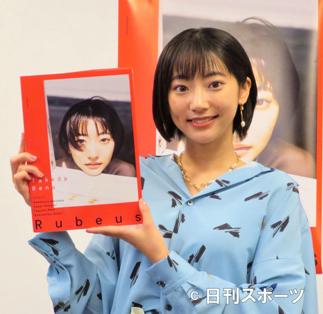 武田玲奈が写真集発売 五輪開幕の実感は 道が混んでいる も 選手を激励 芸能写真ニュース 日刊スポーツ