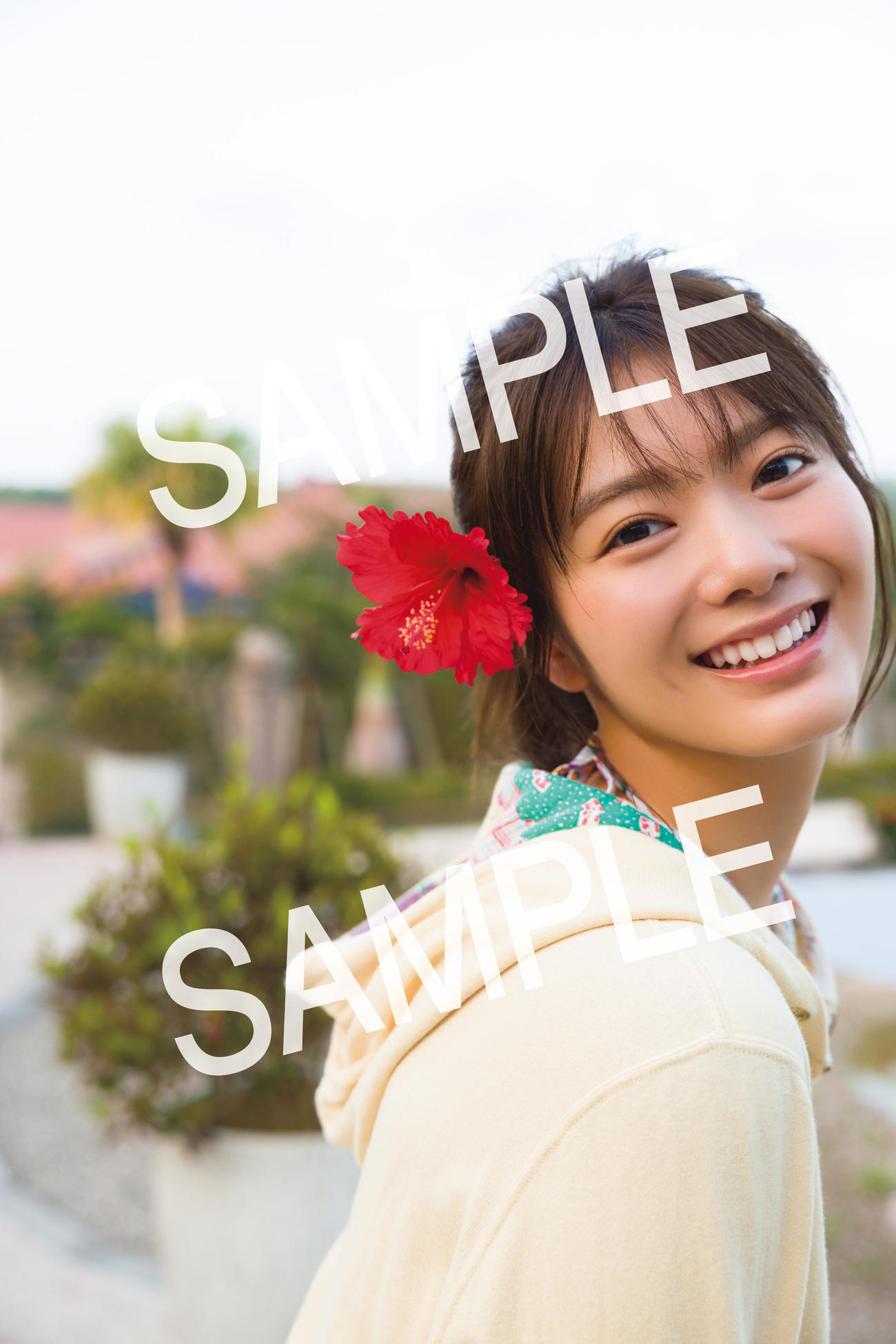 櫻坂46田村保乃ファースト写真集「一歩目」のタワーレコード限定ポストカード　撮影／Takeo Dec．