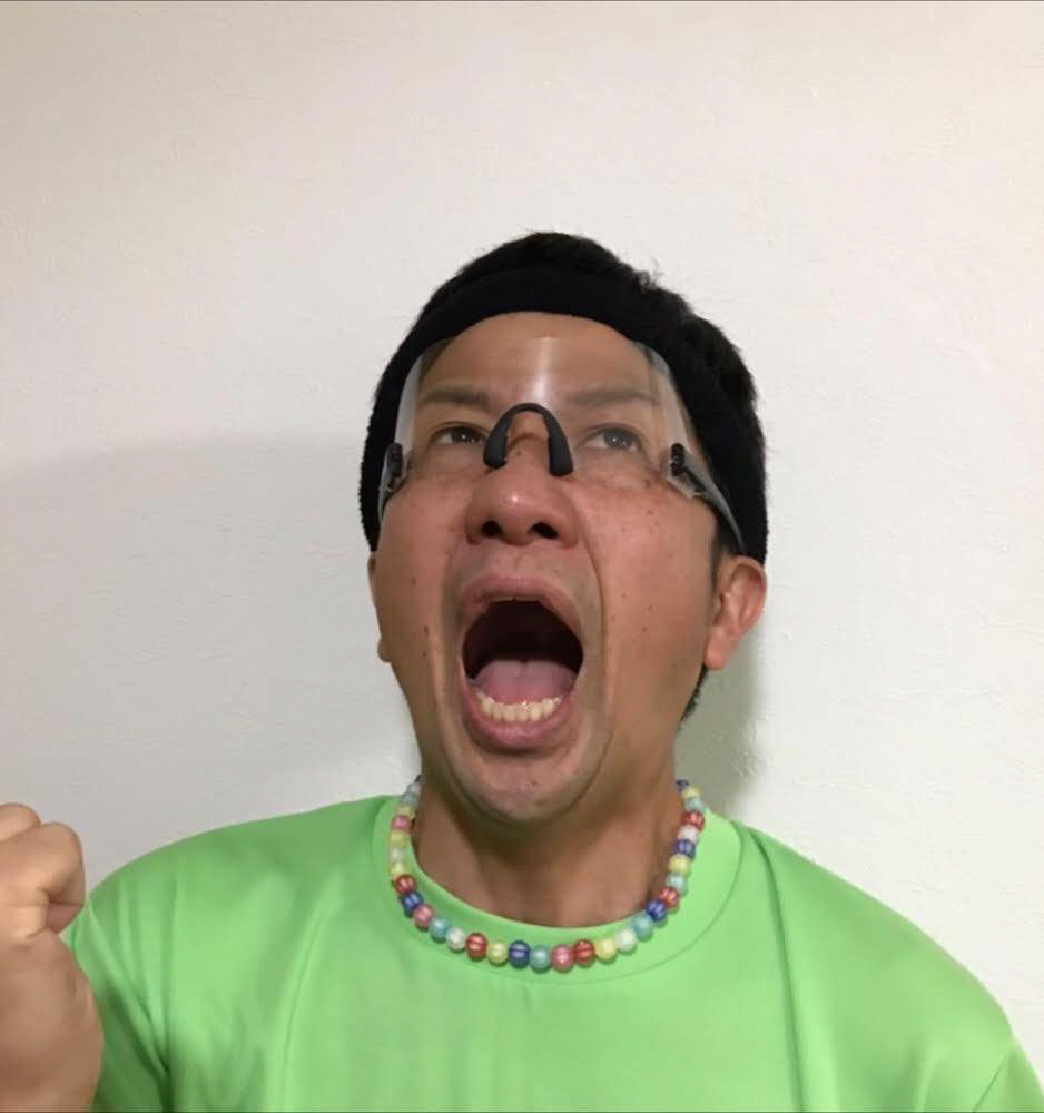 卓球男子日本代表・水谷隼のモノマネをする波田陽区